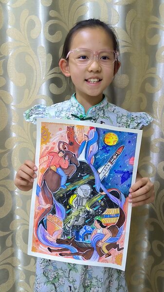 10_Year_Old_Xia_Lanshu_Paints_Vibrant_Vision_of_Modern_China_poster - News for amigos, by amigos 10_Year_Old_Xia_Lanshu_Paints_Vibrant_Vision_of_Modern_China video poster