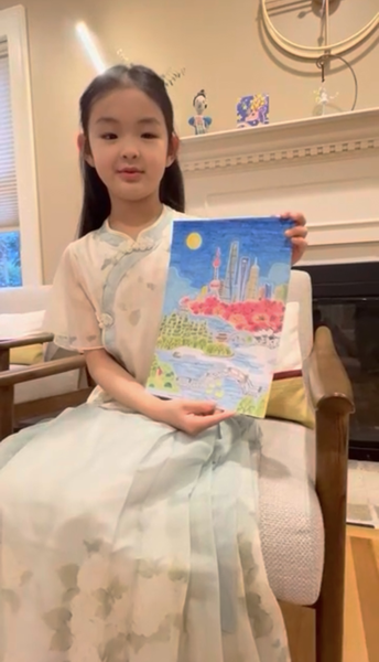 8_Year_Old_Olivia_Brings_China_s_Beauty_to_Life_Through_Art___poster - News for amigos, by amigos 8_Year_Old_Olivia_Brings_China_s_Beauty_to_Life_Through_Art__ video poster