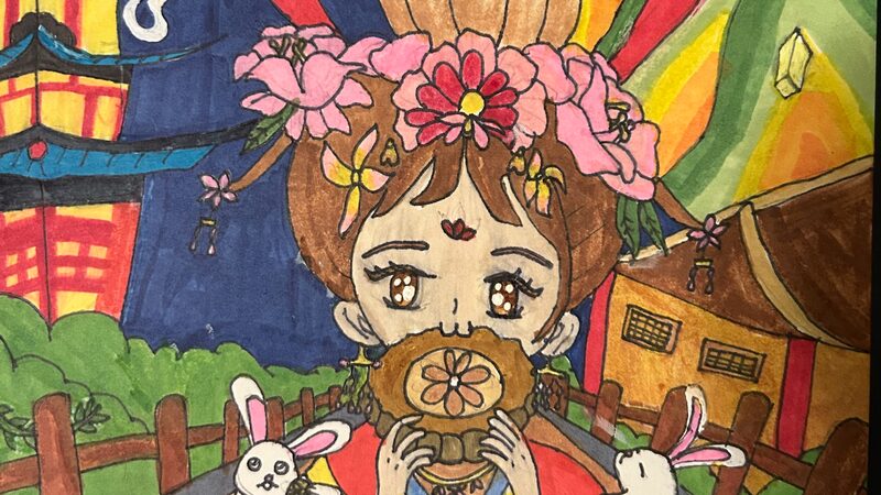 8_Year_Old_Sky_Lu_Wins_Art_Prize_with_Mid_Autumn_Festival_Painting - News for amigos, by amigos 8_Year_Old_Sky_Lu_Wins_Art_Prize_with_Mid_Autumn_Festival_Painting