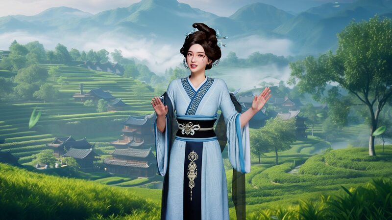 AI_Avatar__Diao_Chan__Invites_You_to__CGTN_TeaFest__on_International_Tea_Day_____poster - News for amigos, by amigos AI_Avatar__Diao_Chan__Invites_You_to__CGTN_TeaFest__on_International_Tea_Day____ video poster