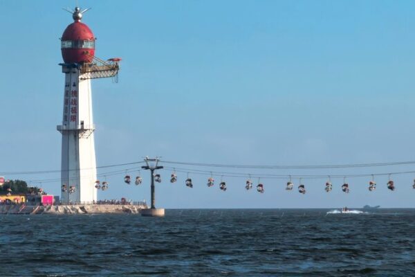 Adventure Awaits: Cross-Sea Cableway Thrills in Qinhuangdao 🌊✨ Adventure_Awaits__Cross_Sea_Cableway_Thrills_in_Qinhuangdao___