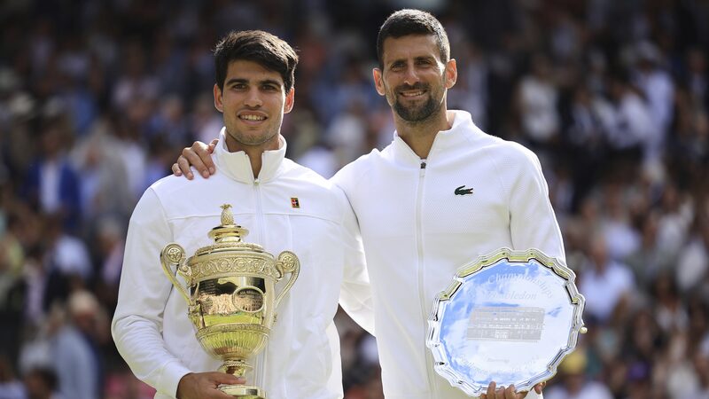 Alcaraz_Sweeps_Past_Djokovic_to_Claim_Second_Straight_Wimbledon_Title___ - News for amigos, by amigos Alcaraz_Sweeps_Past_Djokovic_to_Claim_Second_Straight_Wimbledon_Title___