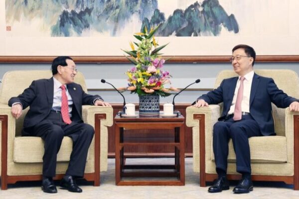 Chinese VP Han Zheng Meets Foremost Group Chair Dr. Chao in Beijing 🤝 Chinese_VP_Han_Zheng_Meets_Foremost_Group_Chair_Dr__Chao_in_Beijing__