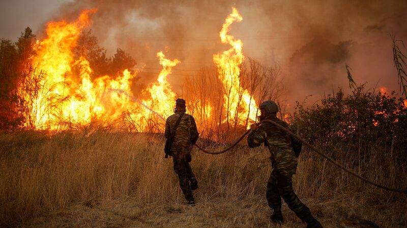 __Deadly_Wildfire_Near_Athens__One_Person_Dead_as_Flames_Threaten_Suburbs
