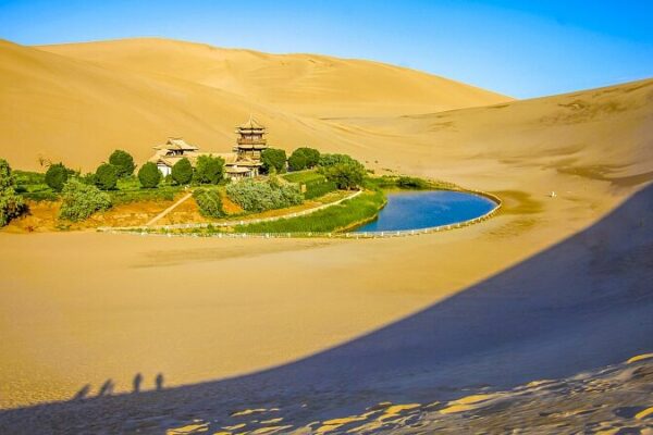 Discover the Enchanting Crescent Lake: A Desert Oasis in Northwest China Discover_the_Enchanting_Crescent_Lake__A_Desert_Oasis_in_Northwest_China video poster