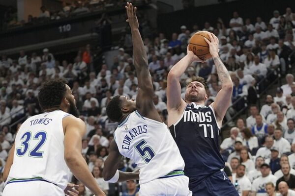 Doncic Shines as Mavericks Edge Timberwolves in Game 1 Showdown 🏀🔥 Doncic_Shines_as_Mavericks_Edge_Timberwolves_in_Game_1_Showdown___