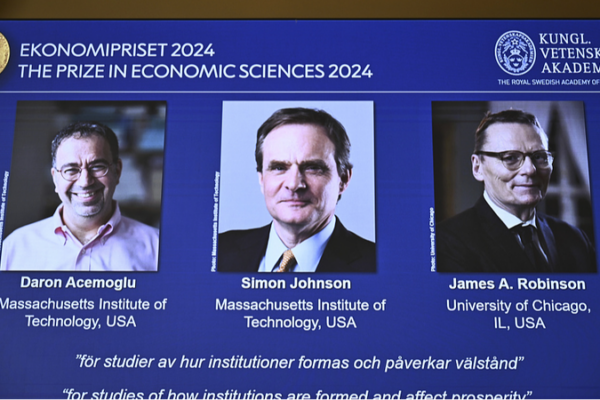 Economics Rockstars Acemoglu, Johnson & Robinson Win 2024 Nobel Prize 🎉 Economics_Rockstars_Acemoglu__Johnson___Robinson_Win_2024_Nobel_Prize__