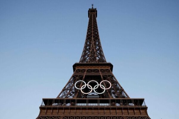 Eiffel Tower Shines with Olympic Rings Ahead of Paris 2024 🎉 Eiffel_Tower_Shines_with_Olympic_Rings_Ahead_of_Paris_2024__