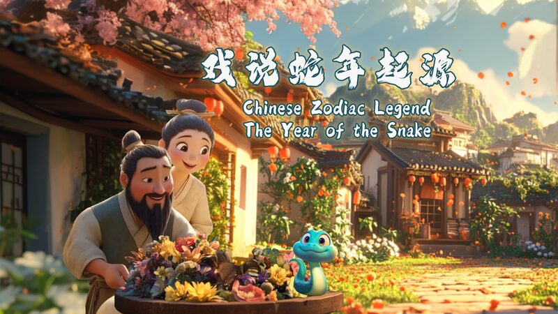 Embrace_Wisdom__CGTN_s_AI_Film_Celebrates_the_Year_of_the_Snake__poster - News for amigos, by amigos __Embrace_Wisdom__CGTN_s_AI_Film_Celebrates_the_Year_of_the_Snake_ video poster