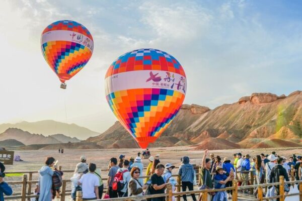 Experience the Rainbow: Zhangye’s Multicolored Danxia Wonders 🌈 Experience_the_Rainbow__Zhangye_s_Multicolored_Danxia_Wonders__