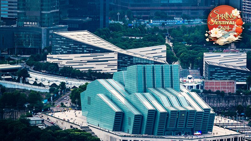 Exploring_Chongqing_s_Glass_Spaceship__The_Spectacular_Grand_Theater_poster - News for amigos, by amigos __Exploring_Chongqing_s_Glass_Spaceship__The_Spectacular_Grand_Theater video poster