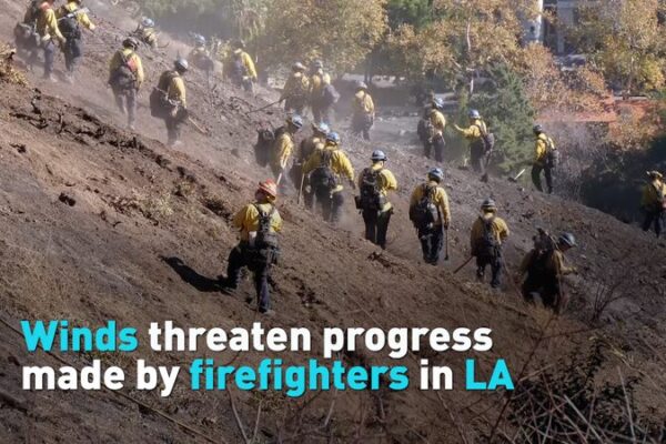 Firefighters Brace for Winds as LA Wildfires Death Toll Rises Firefighters_Brace_for_Winds_as_LA_Wildfires_Death_Toll_Rises video poster