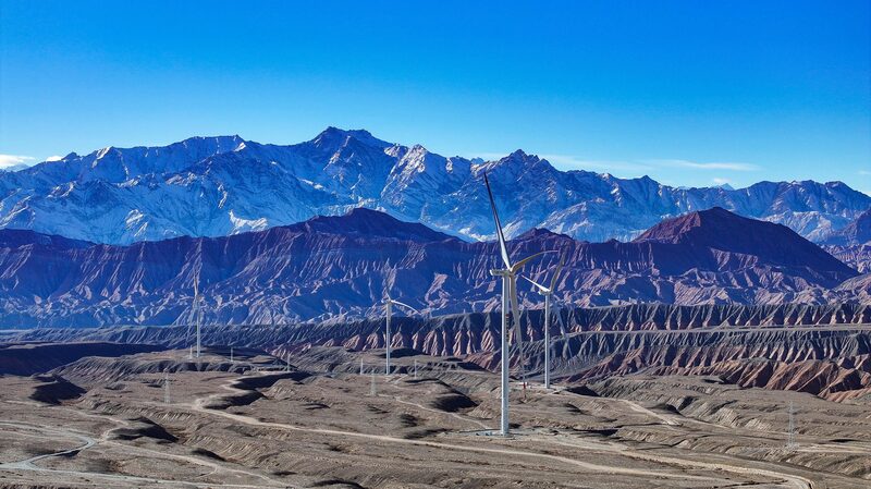First_Wind_Project_in_Southern_Xinjiang_Powers_Up__Driving_Green_Energy_Forward____ - News for amigos, by amigos First_Wind_Project_in_Southern_Xinjiang_Powers_Up__Driving_Green_Energy_Forward____