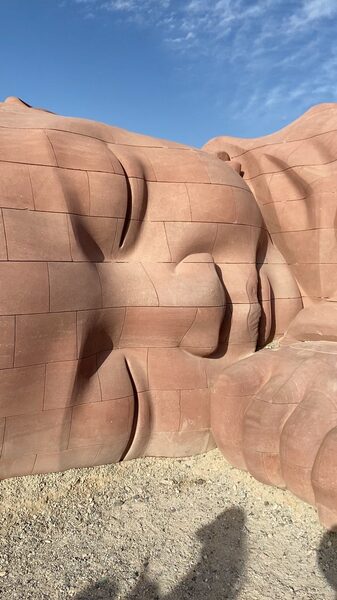Giant_Sleeping_Baby_Sculpture_Mesmerizes_Visitors_in_China_s_Gansu_Desert_poster - News for amigos, by amigos Giant_Sleeping_Baby_Sculpture_Mesmerizes_Visitors_in_China_s_Gansu_Desert video poster