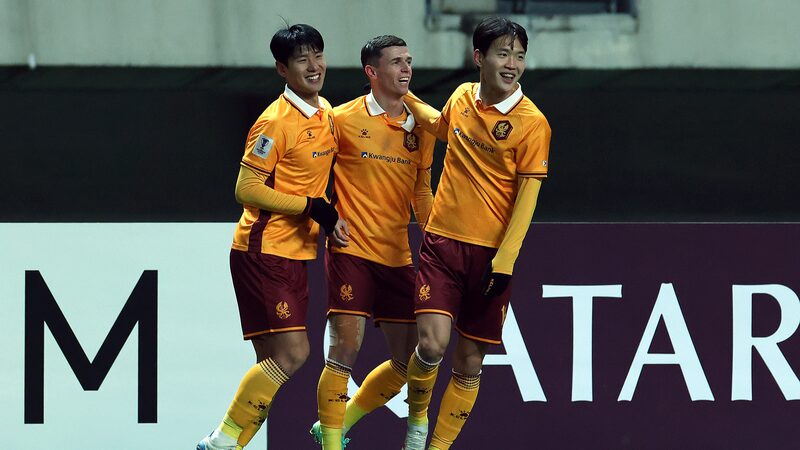 Gwangju_s_Asani_Scores_with_First_Touch_____Marinos_Climb_in_Asian_Champions_League - News for amigos, by amigos Gwangju_s_Asani_Scores_with_First_Touch_____Marinos_Climb_in_Asian_Champions_League