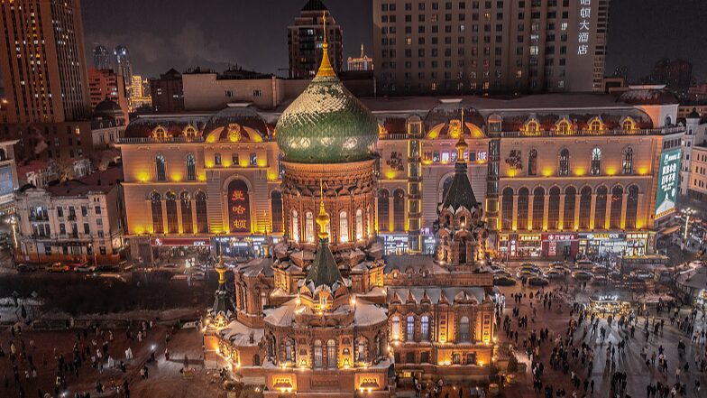Harbin_s_Saint_Sophia_Cathedral_Lights_Up_the_Night_Sky__ - News for amigos, by amigos Harbin_s_Saint_Sophia_Cathedral_Lights_Up_the_Night_Sky__