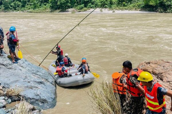 🌧️ Landslide in Nepal Sweeps Away Two Buses; 7 Bodies Recovered, Search Continues ___Landslide_in_Nepal_Sweeps_Away_Two_Buses__7_Bodies_Recovered__Search_Continues