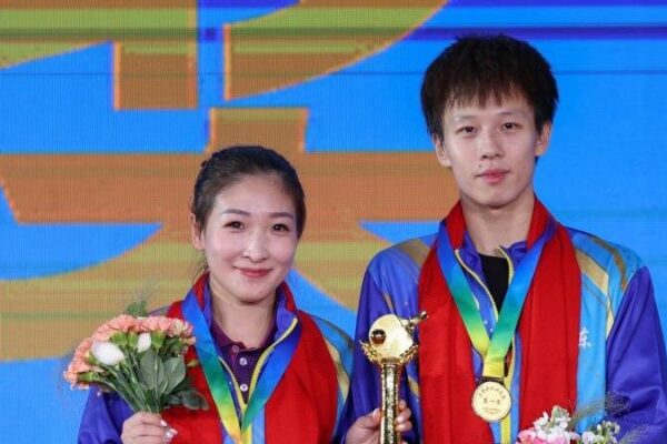 Liu Shiwen and Lin Gaoyuan Claim Mixed Doubles Gold at China Table Tennis Championships 🏓🥇 Liu_Shiwen_and_Lin_Gaoyuan_Claim_Mixed_Doubles_Gold_at_China_Table_Tennis_Championships___ video poster