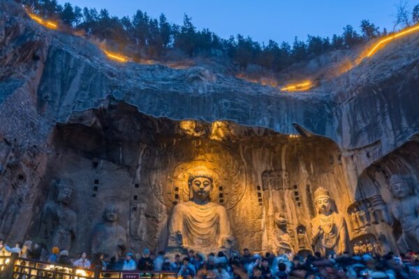 Lushena Buddha Glows for New Year at Longmen Grottoes Lushena_Buddha_Glows_for_New_Year_at_Longmen_Grottoes