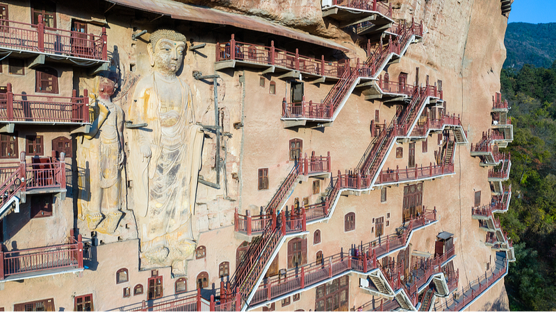 Maijishan_Grottoes__China_s_Timeless_Art_Marvel_Unveiled__ - News for amigos, by amigos Maijishan_Grottoes__China_s_Timeless_Art_Marvel_Unveiled__