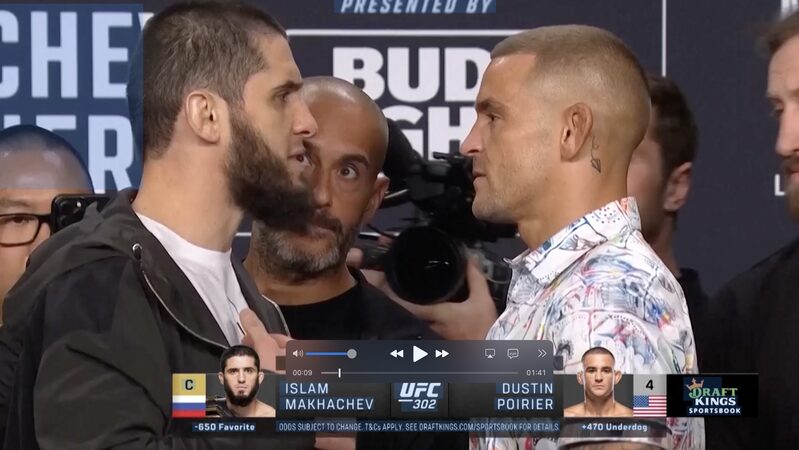 Makhachev_Faces_Hostile_Crowd__Warns_Poirier_Ahead_of_UFC_302_Clash video poster