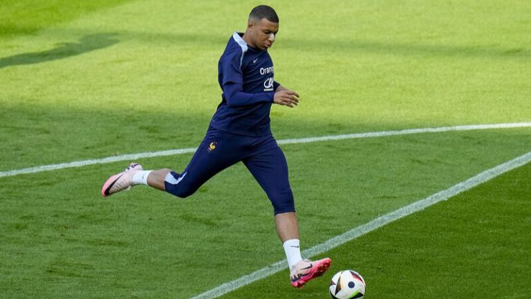 __Mbappe_Hits_the_Pitch_Ahead_of_France_vs__Netherlands_Euro_Clash_