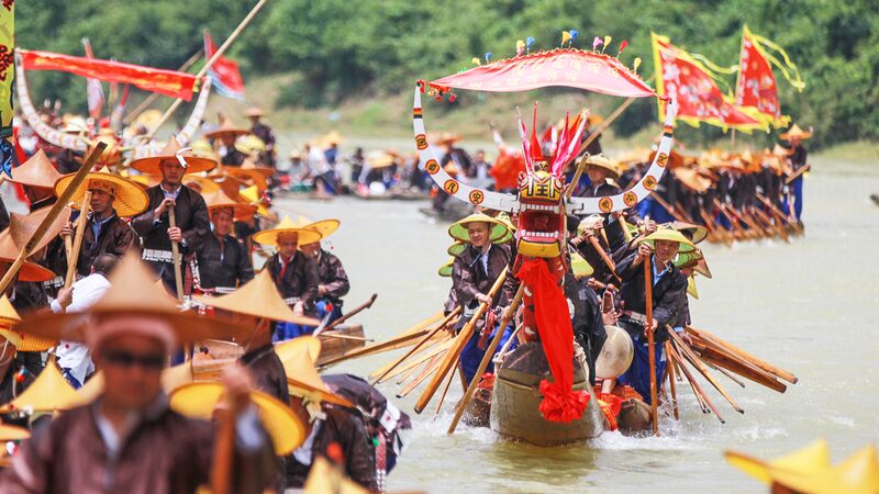 Miao_Ethnic_Group_s_Canoe_Dragon_Boat_Festival__A_Vibrant_Summer_Tradition