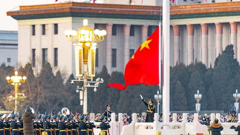 New_Year_Dawns_with_Vibrant_Flag_Raising_at_Tiananmen_Square__ video poster