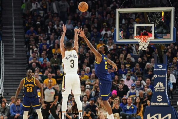 Pelicans Soar Past Warriors, Eyeing West’s No. 6 Spot Pelicans_Soar_Past_Warriors__Eyeing_West_s_No__6_Spot