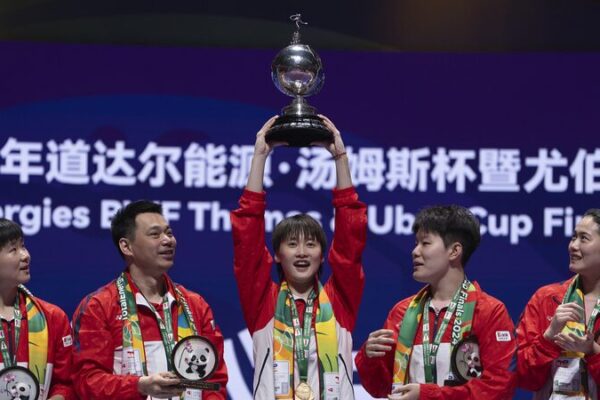 Team China Sweeps Indonesia to Claim 16th Uber Cup Title! 🏸🏆 Team_China_Sweeps_Indonesia_to_Claim_16th_Uber_Cup_Title____