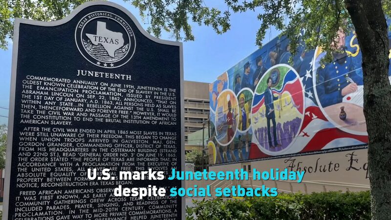 U_S__Celebrates_Juneteenth__Freedom_Day_Marks_159_Years_Since_End_of_Slavery video poster