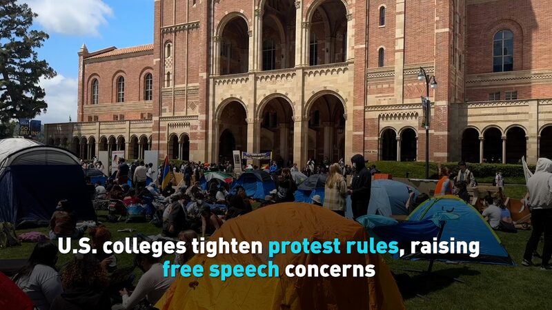 U_S__Colleges_Clamp_Down_on_Protests__Sparking_Free_Speech_Debates____poster - News for amigos, by amigos U_S__Colleges_Clamp_Down_on_Protests__Sparking_Free_Speech_Debates___ video poster