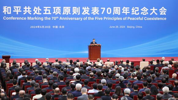 Xi Jinping Calls for Global Unity at 70th Anniversary of Peace Principles Xi_Jinping_Calls_for_Global_Unity_at_70th_Anniversary_of_Peace_Principles