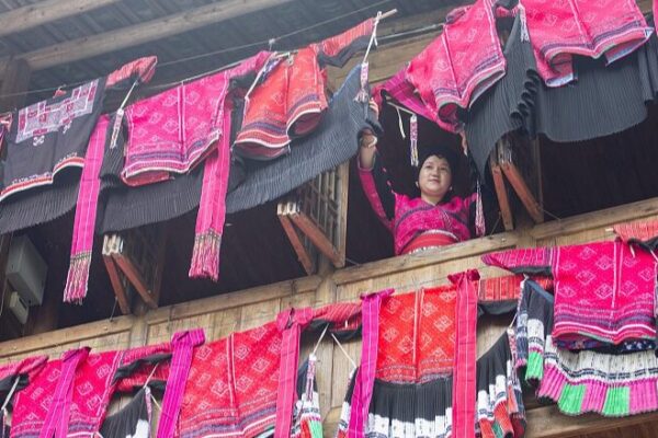 Yao People’s Colorful Drying Clothes Festival: Sunshine, Style, and Good Luck ☀️👗 Yao_People_s_Colorful_Drying_Clothes_Festival__Sunshine__Style__and_Good_Luck____