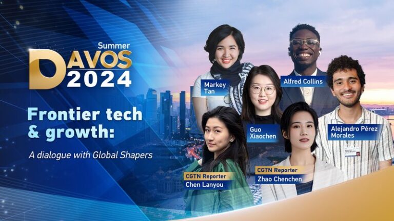 Young_Innovators_Talk_Future_Tech_at_Summer_Davos_on_CGTN_s__THE_HYPE_ video poster