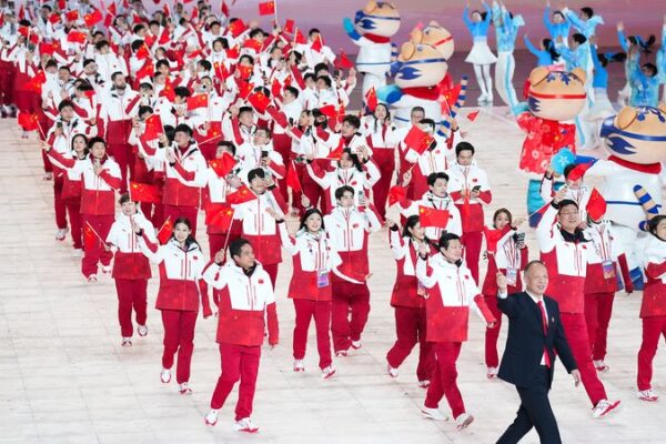 Chinese Delegation Shines at Harbin Asian Winter Games Opening Ceremony ❄️🇨🇳 Chinese_Delegation_Shines_at_Harbin_Asian_Winter_Games_Opening_Ceremony_____