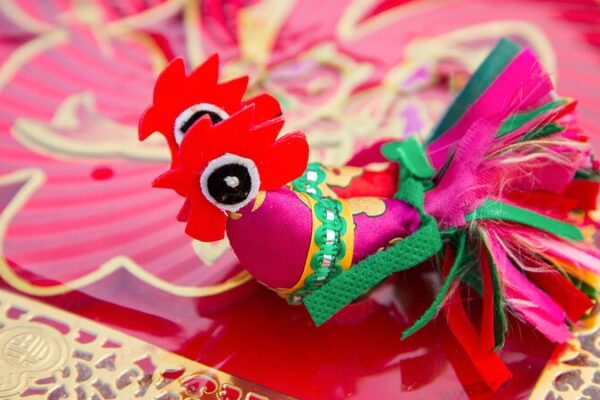Colorful Cloth Roosters Herald the Start of Spring in China 🌸🐓 Colorful_Cloth_Roosters_Herald_the_Start_of_Spring_in_China___