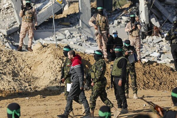 __Hamas_Releases_Three_Israeli_Hostages_in_Gaza_Strip__