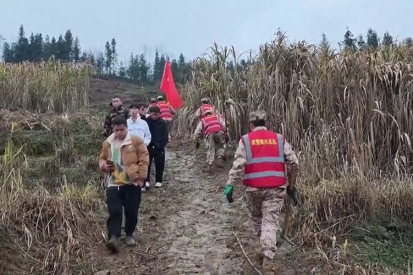 Rescue Efforts Continue After Sichuan Landslide Buries Homes Rescue_Efforts_Continue_After_Sichuan_Landslide_Buries_Homes video poster