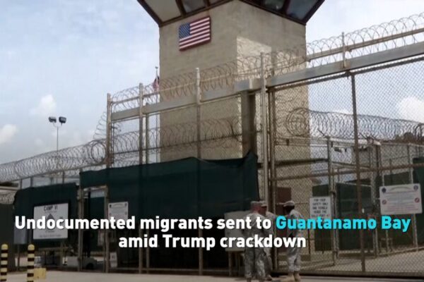 Undocumented Migrants Sent to Guantanamo Bay Amid Trump’s Immigration Crackdown Undocumented_Migrants_Sent_to_Guantanamo_Bay_Amid_Trump_s_Immigration_Crackdown video poster