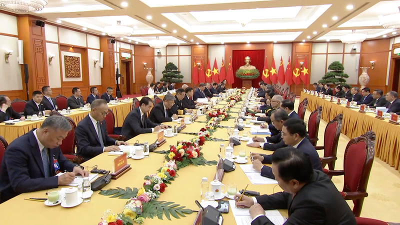 DLTBBY4M4JWBQ9L658AD - News for amigos, by amigos Xi Jinping & Vietnam’s To Lam Boost 75-Year Ties video poster