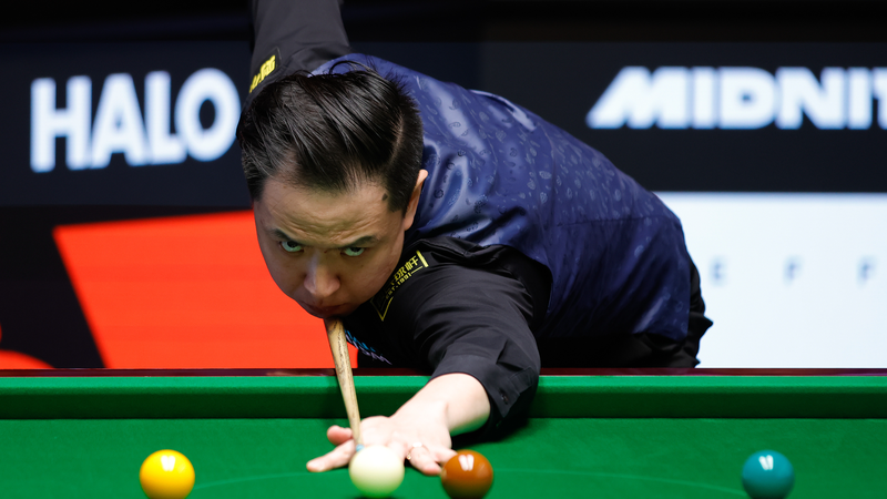 Snooker_Showdown__Xiao_Guodong___Higgins_Tied_at_4_4_in_Sheffield