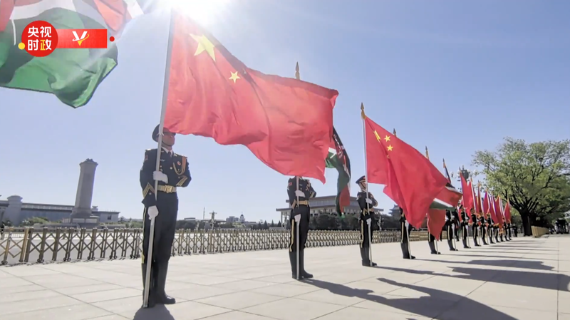 Xi_Jinping_Welcomes_Kenyan_President_in_Beijing