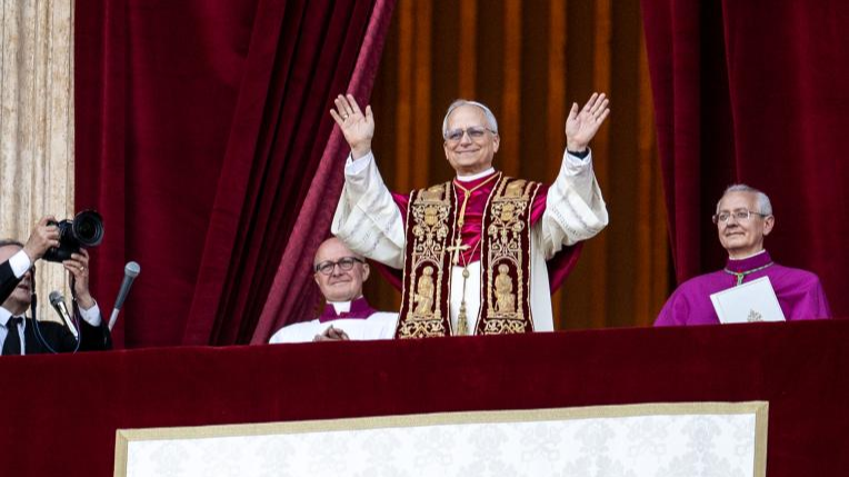American-Born Cardinal Prevost Crowned as Pope Leo XIV American_Born_Cardinal_Prevost_Crowned_as_Pope_Leo_XIV