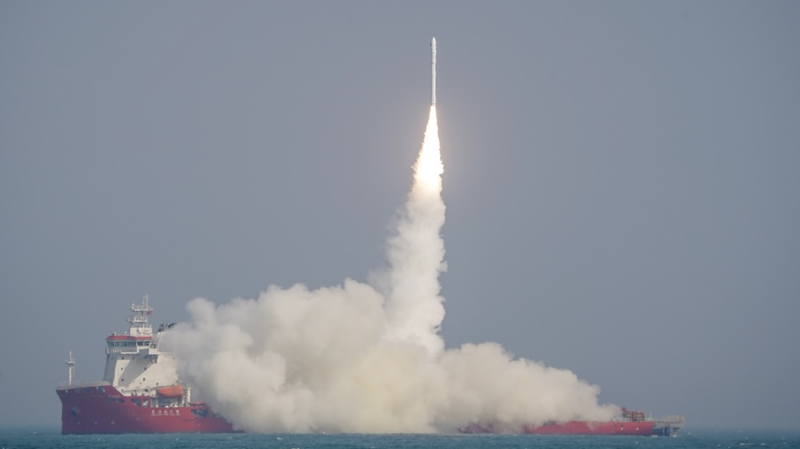CERES_1_Rocket_Launches_4__Tianqi__Satellites_from_the_Sea