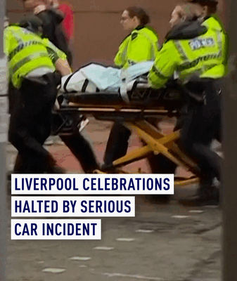 Car Strikes Liverpool Parade: 27 Hospitalized Amid Chaos Car_Strikes_Liverpool_Parade__27_Hospitalized_Amid_Chaos video poster