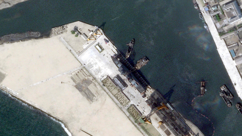DPRK_Detains_Shipyard_Officials_in_Warship_Accident_Probe