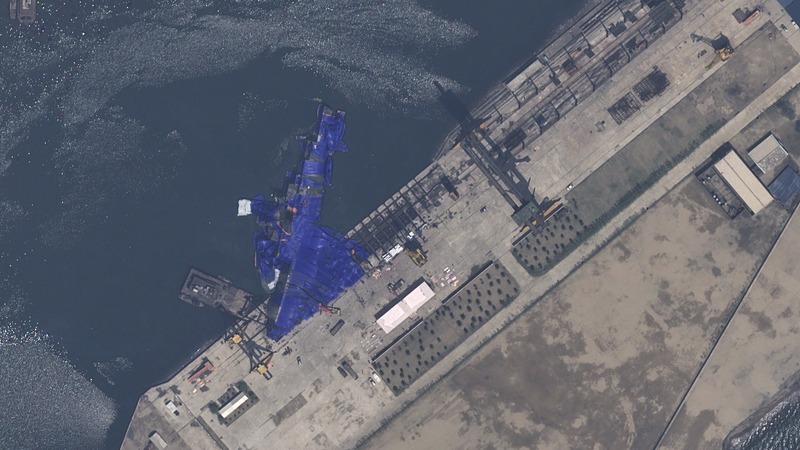 DPRK_Probes_Destroyer_Launch_Accident_at_Chongjin_Shipyard - News for amigos, by amigos DPRK_Probes_Destroyer_Launch_Accident_at_Chongjin_Shipyard
