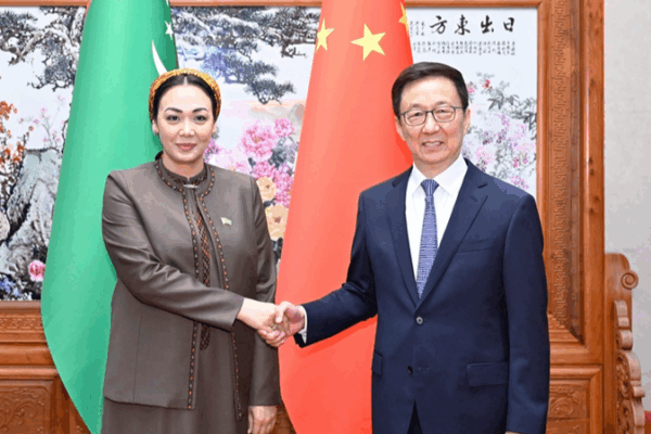Han Zheng Boosts Ties with Turkmenistan Assembly Chair Han_Zheng_Boosts_Ties_with_Turkmenistan_Assembly_Chair