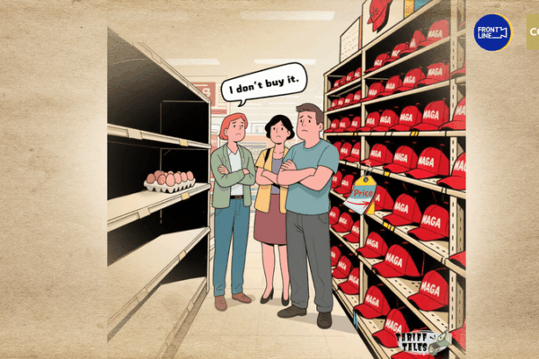 Tariff Tales: Shelves Empty & MAGA Caps Abound Tariff_Tales__Shelves_Empty___MAGA_Caps_Abound
